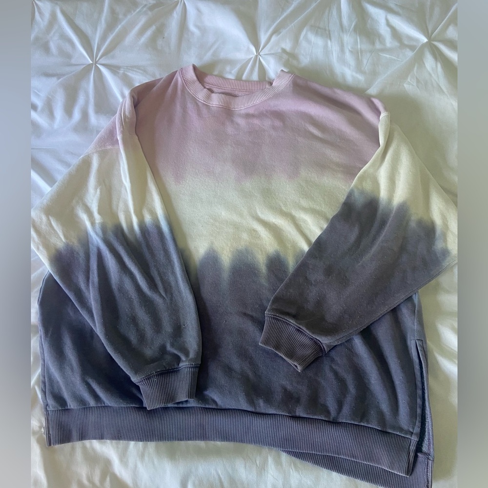 super soft american eagle pullover sweatshirt tie dye